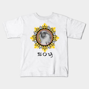 Philippine Sun / Eagle - Badlit word Davao (Dabaw) Kids T-Shirt